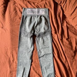 GYMSHARK FLEX GRAY/PINK LEGGINGS